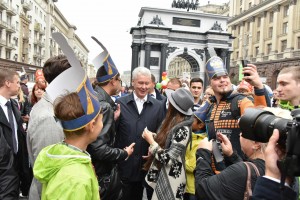 05 Сентября 2015 Мэр Москвы Сергей Собянин День Города,Тверская