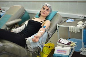 Более 85 тысяч жителей Москвы стали донорами крови в 2020 году. Фото: Антон Гердо, «Вечерняя Москва»