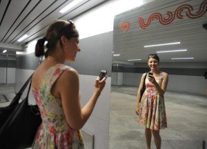 Пассажиры используют банковские карты для проезда на «Проспекте  Мира»