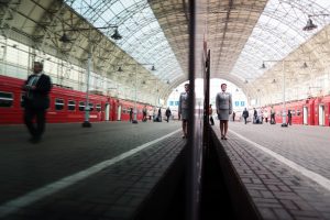 Реконструированный Красный зал Киевского вокзала обрел исторический облик. Фото: «Вечерняя Москва»