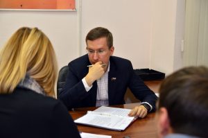 Глава муниципального округа Мещанский провел встречу с жителями . Фото: пресс-служба управы Мещанского района