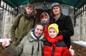 Семья Медведевых из Мещанского района. Фото: Наталия Нечаева, «Вечерняя Москва»