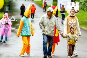 Семьи из района приняли участие в городском фестивале. Фото предоставлено управой Мещанского района