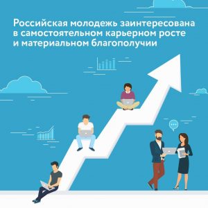 Молодежь России в приоритет среди жизненных целей ставит материальное благополучие