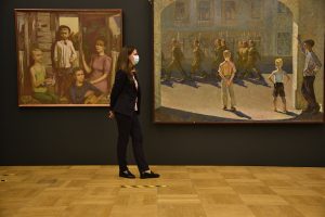 Выставку художницы скоро закроют в библиотеке имени Александра Грибоедова. Фото: Пелагия Замятина, «Вечерняя Москва»