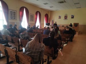 Лекцию прочитали сотрудникам отдела Министерства внутренних дел в районе. Фото предоставил Гордей Аргунов