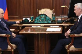 На фото президент России Владимир Путин и мэр Москвы Сергей Собянин. Фото: сайт мэра Москвы