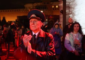 Артисты театра Российской Армии выступили с концертом на Красной площади. Фото: страница учреждения в социальных сетях