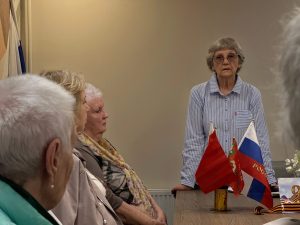 Общественный советник провела лекцию для жителей района. Фото: первичная организация Совета ветеранов №6