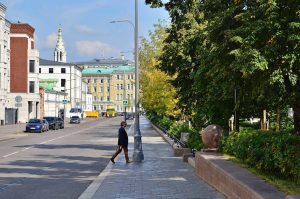 Рождественский бульвар временно закроют для движения транспорта. Фото: Анна Быкова, «Вечерняя Москва»