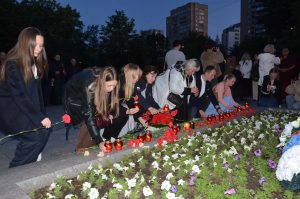 Молпалата района приняла участие в памятной акции. Фото: страница Молпалаты в социальных сетях