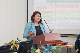 Сотрудница ФКЦ МГППУ выступила на ведомственной конференции перед психологами МЧС России. Фото: сайт МГППУ
