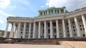 От Суворова до Дейнеки, или Спортивный диктант провели в Театре Армии. Фото: Наталья Шатохина, «Вечерняя Москва»