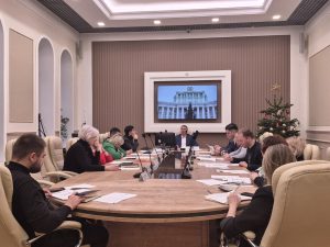 Планы на праздничную неделю обсудили в сотрудники управы Мещанского района. Фото: Telegram-канал главы управы Мещанского района Дмитрия Башарова