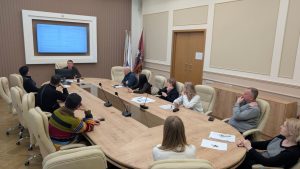 Два важных совещания провел глава управы Мещанского управа. Фото: Telegram-канал Дмитрия Башарова